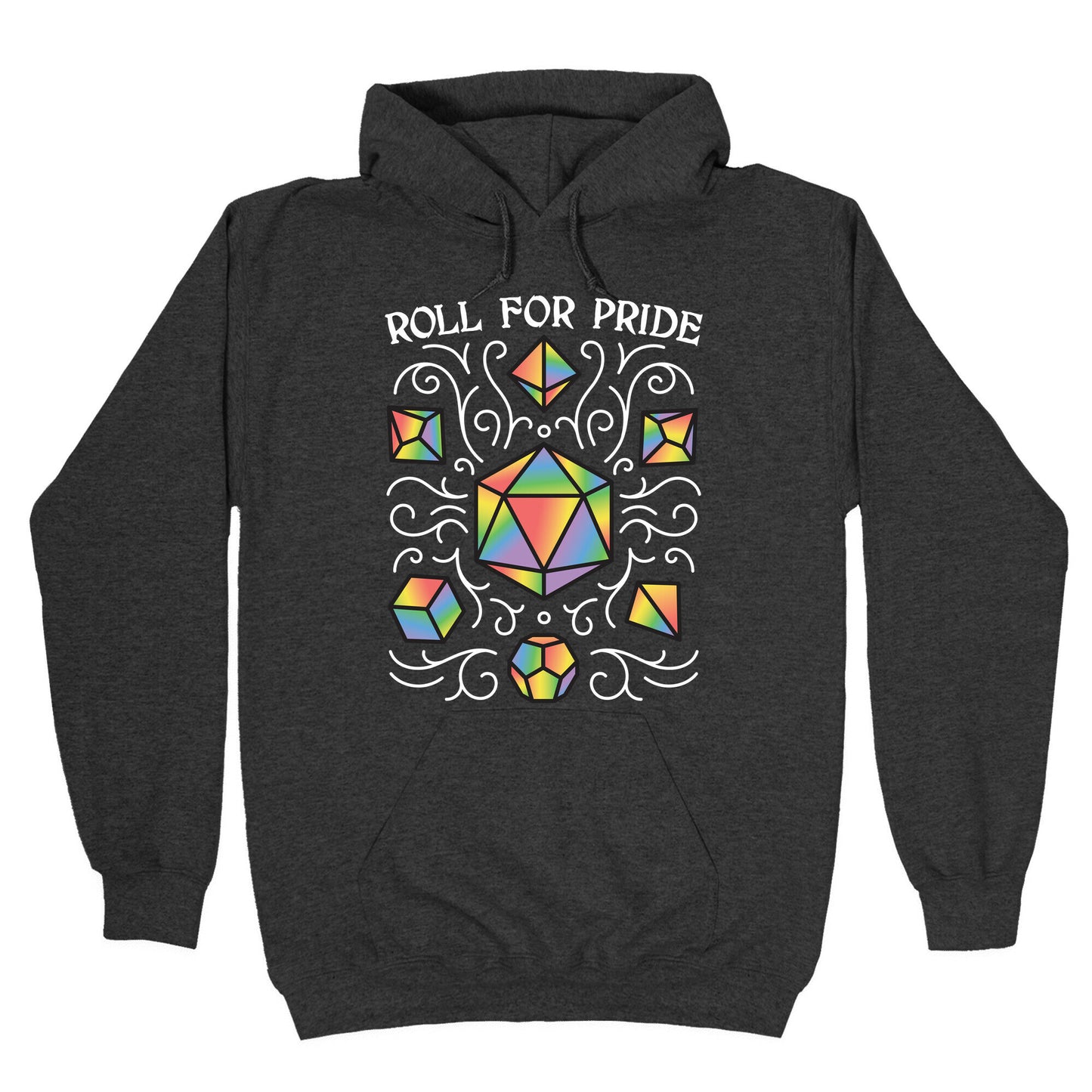 Roll For Pride DnD Dice Hoodie