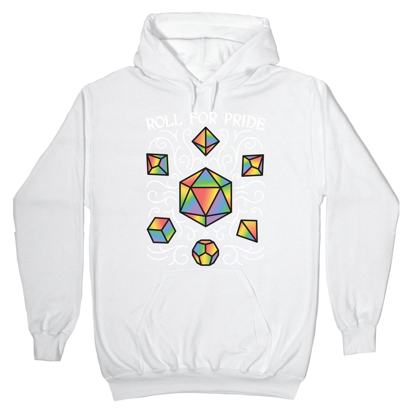 Roll For Pride DnD Dice Hoodie