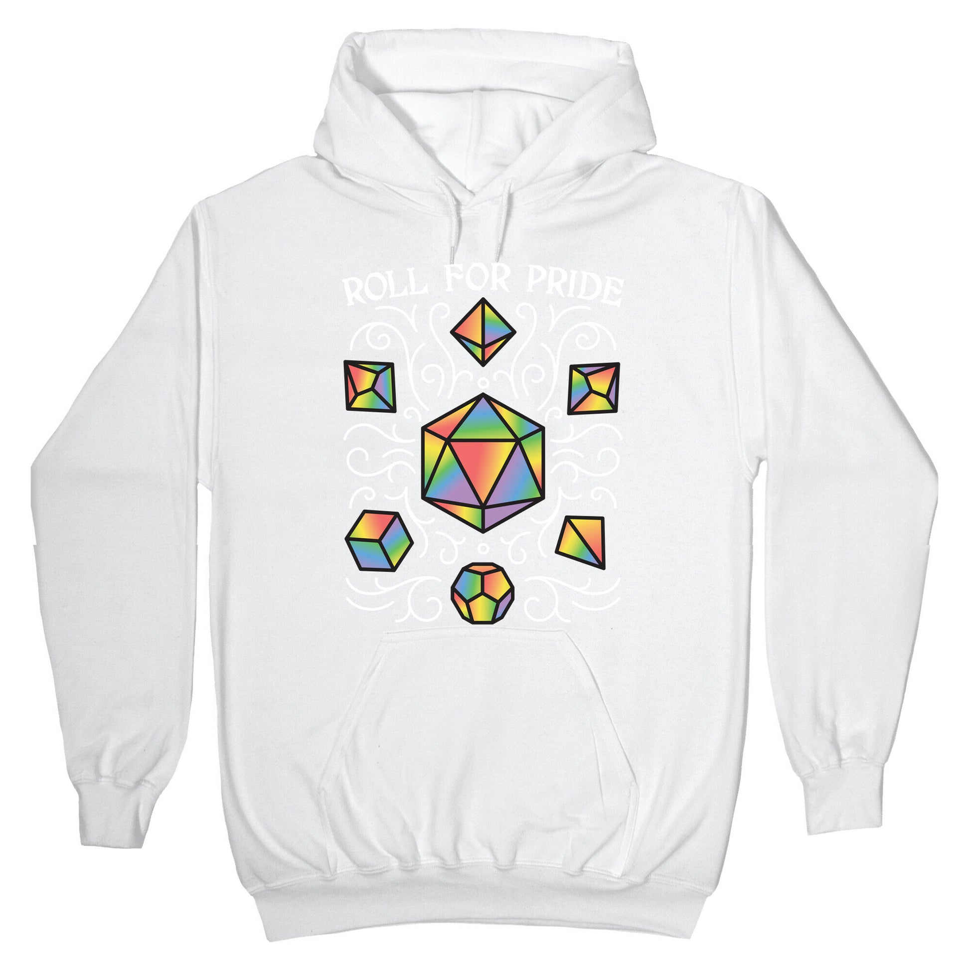 Roll For Pride DnD Dice Hoodie