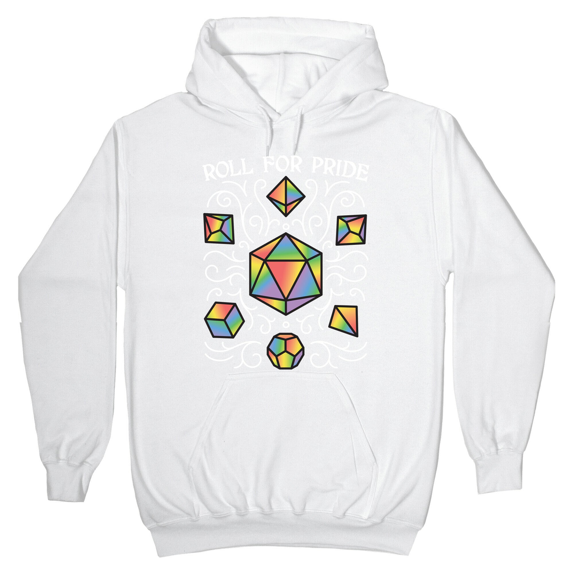Roll For Pride DnD Dice Hoodie