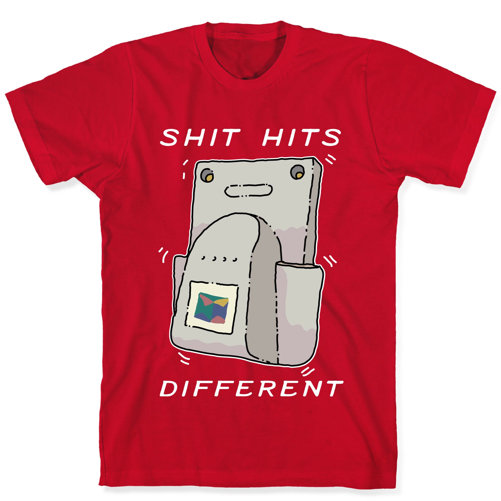 Shit Hits Different (Rumble Pack) T-Shirt