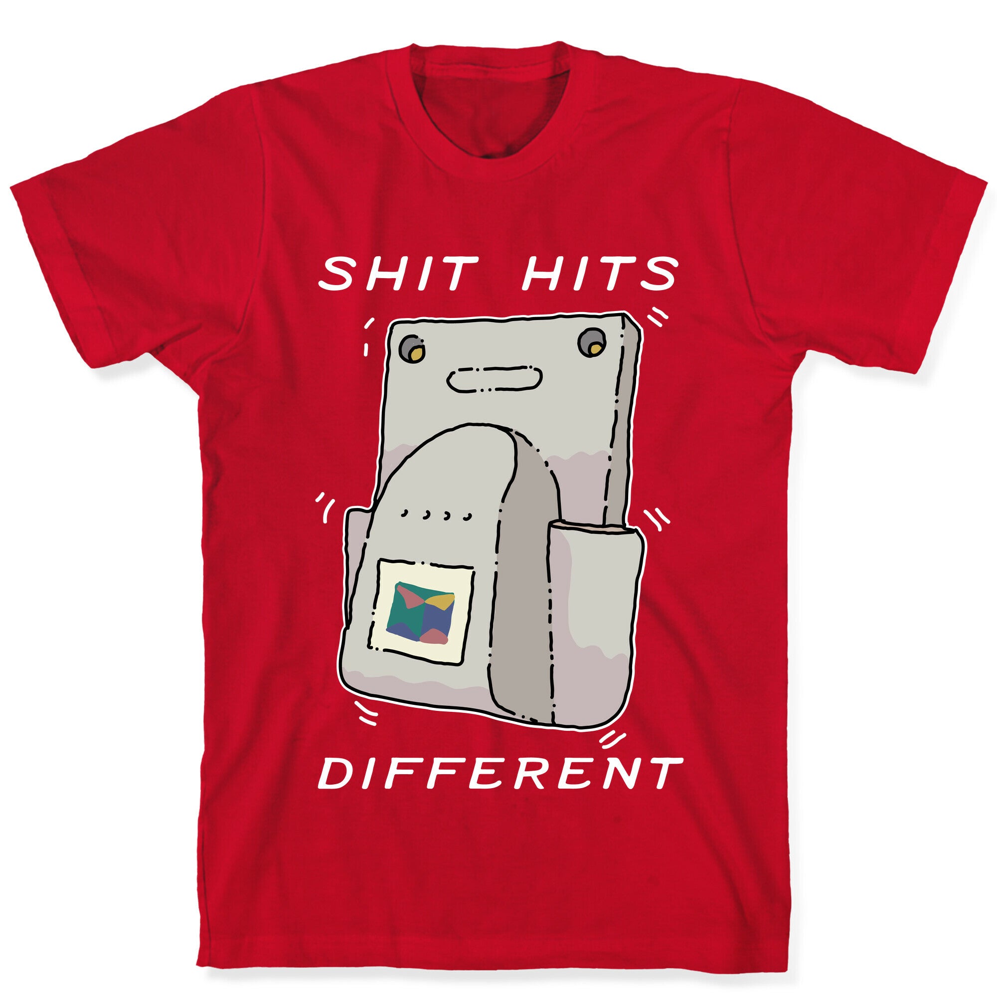 Shit Hits Different (Rumble Pack) T-Shirt