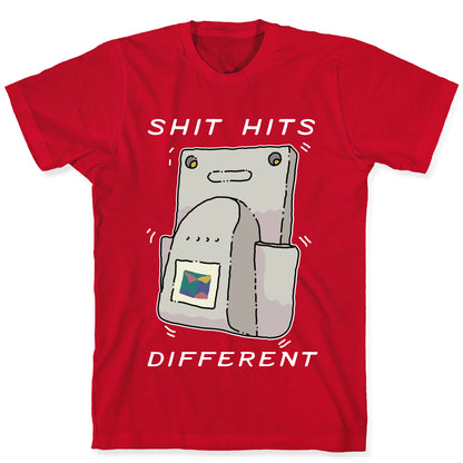 Shit Hits Different (Rumble Pack) T-Shirt