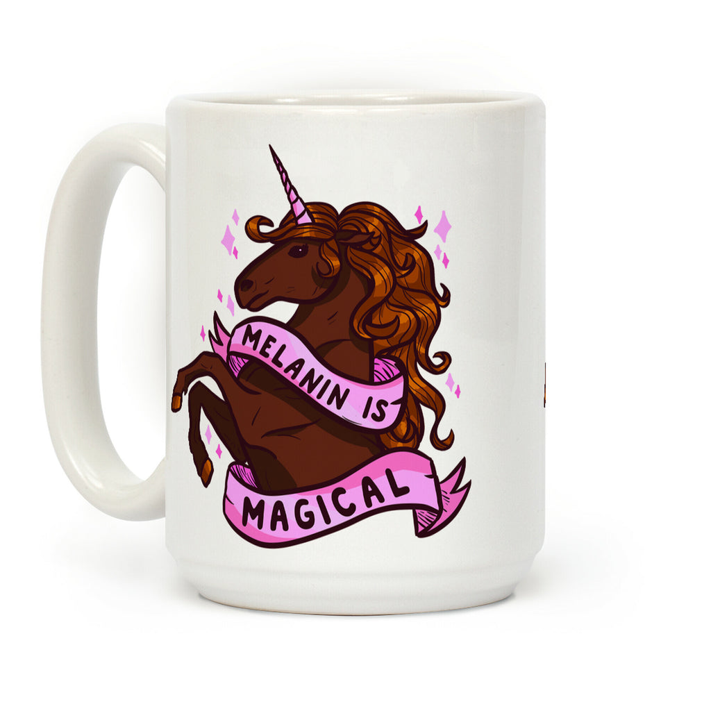 Melanin is Magical Unicorn Coffee Mug