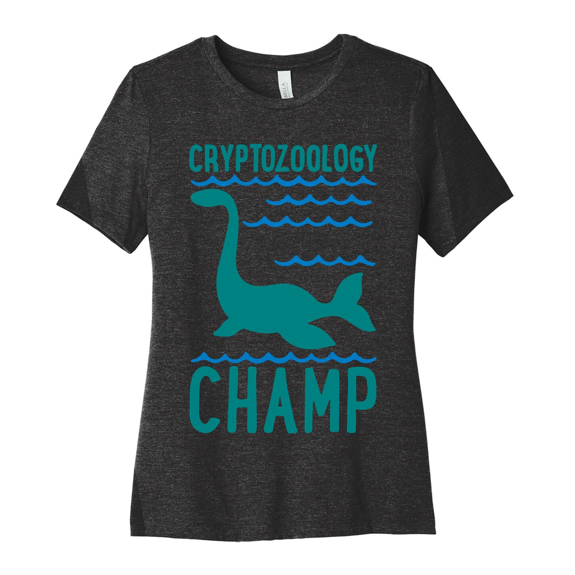 Cryptozoology Champ White Print Women's Cotton Tee