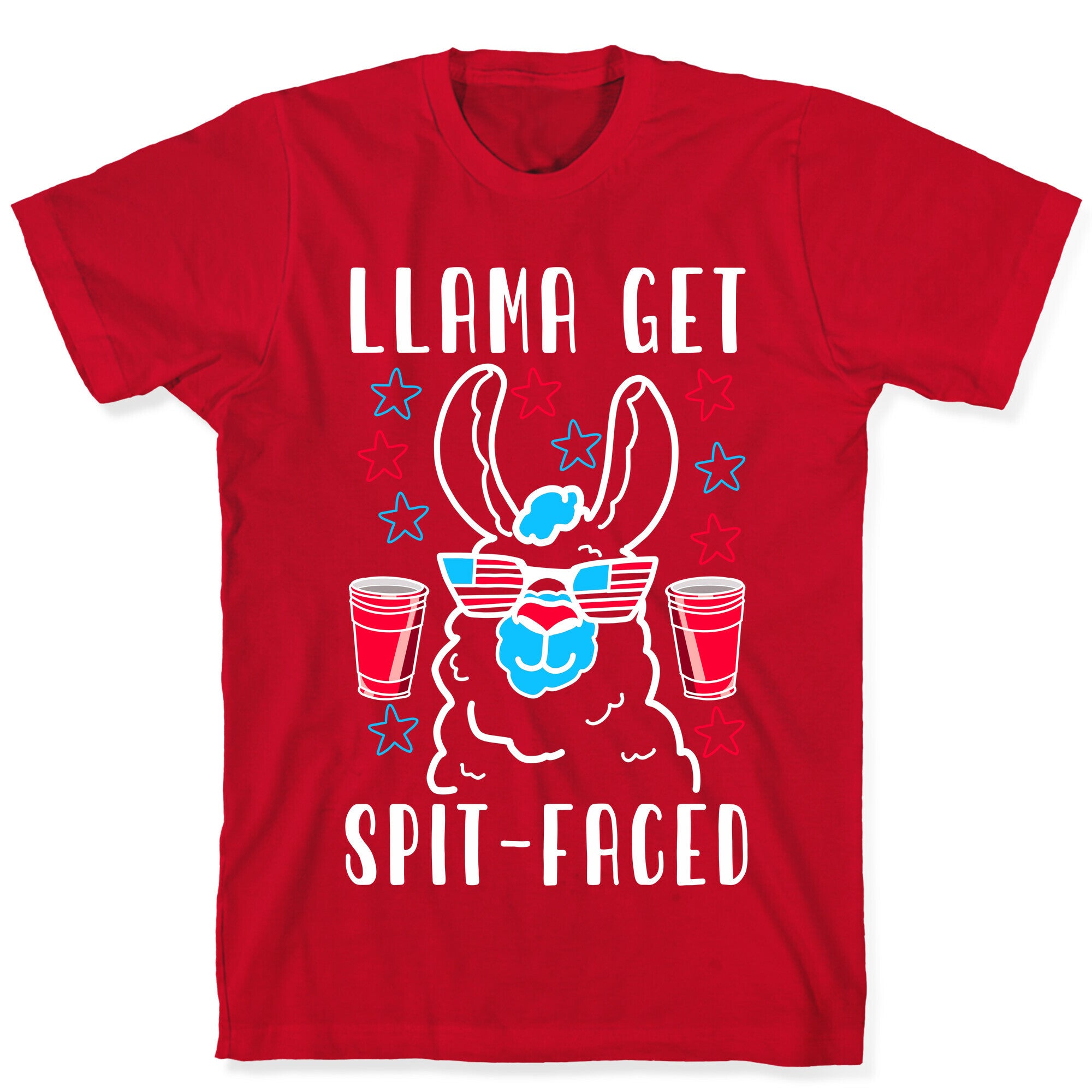 Llama Get Spit-Faced T-Shirt