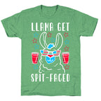 Llama Get Spit-Faced Unisex Triblend Tee