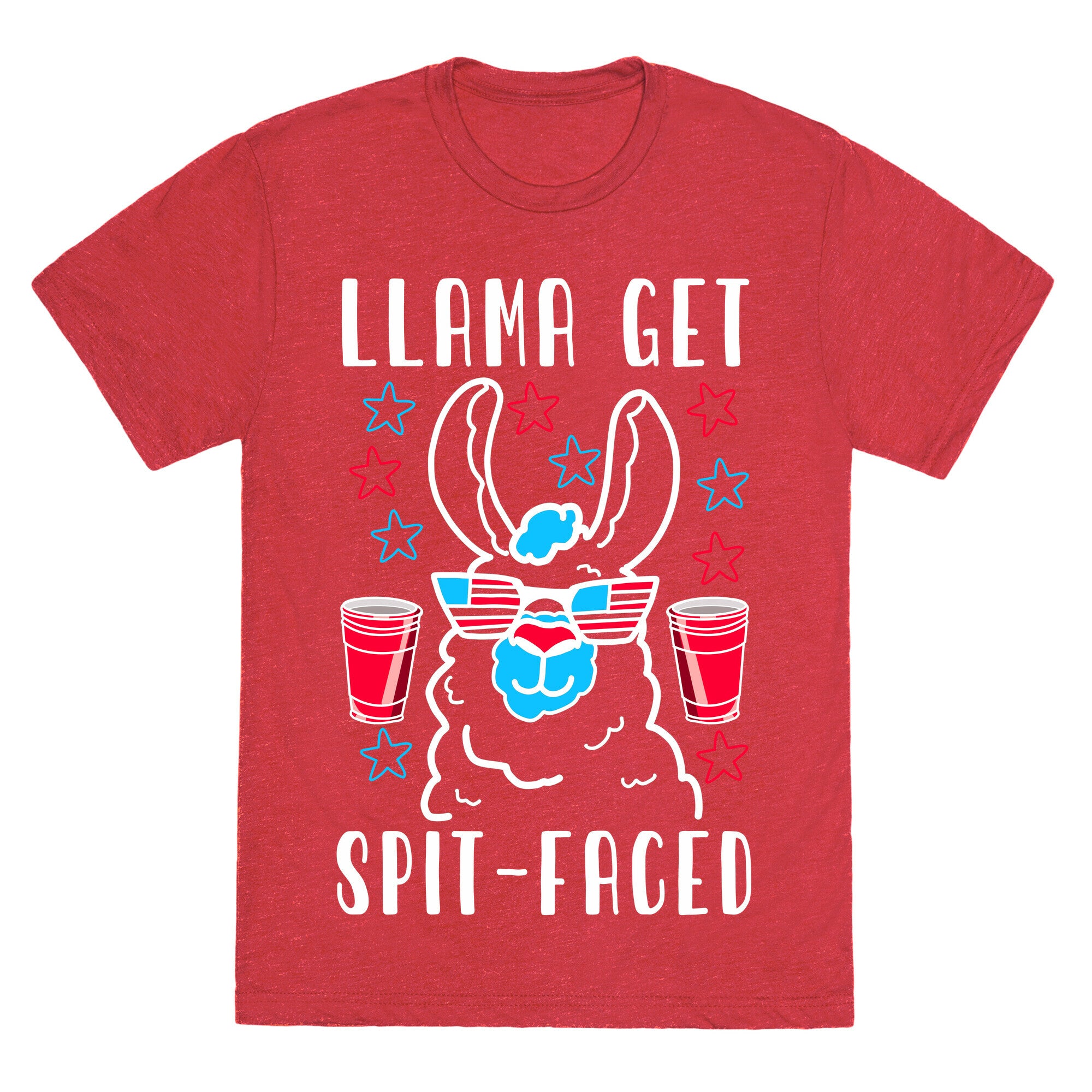 Llama Get Spit-Faced Unisex Triblend Tee