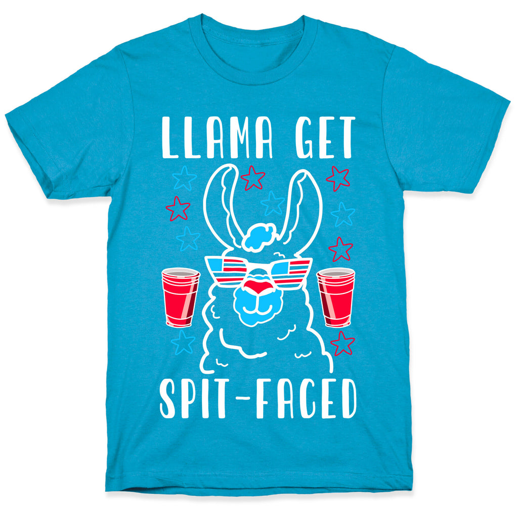 Llama Get Spit-Faced Unisex Triblend Tee