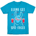 Llama Get Spit-Faced Unisex Triblend Tee