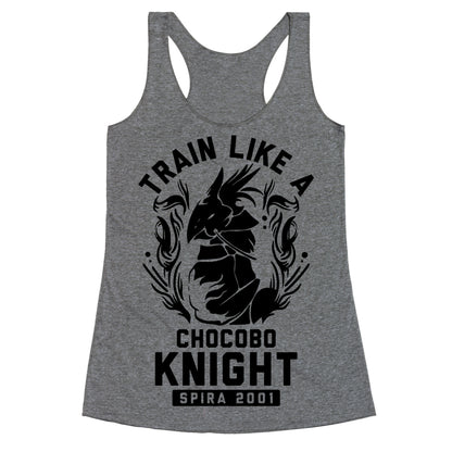 Train like a Chocobo Knight Racerback Tank