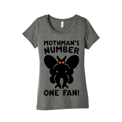 Mothman's Number One Fan Women's Triblend Tee