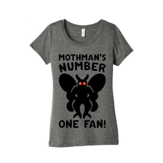 Mothman's Number One Fan Women's Triblend Tee