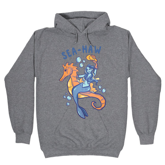 Sea-Haw Cowgirl Mermaid Hoodie