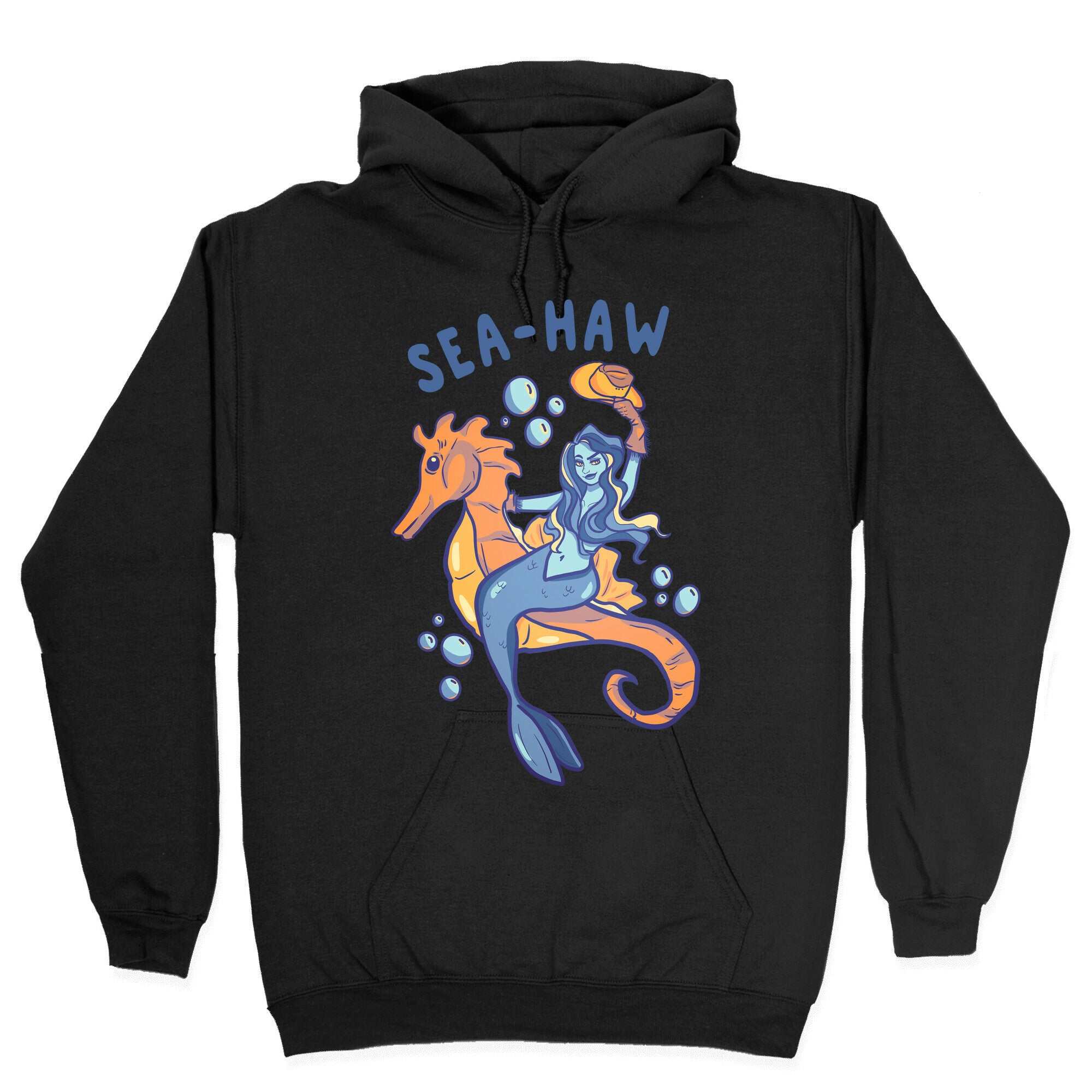 Sea-Haw Cowgirl Mermaid Hoodie