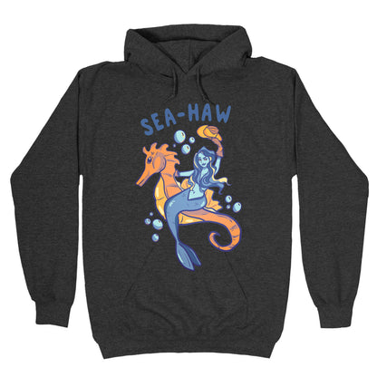 Sea-Haw Cowgirl Mermaid Hoodie