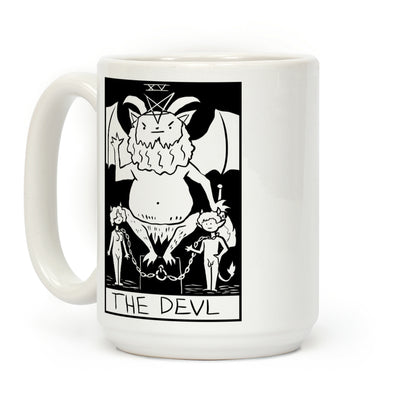 Badly Drawn Tarots: The Devil Coffee Mug