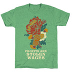 Profits are Stolen Wages Unisex Triblend Tee