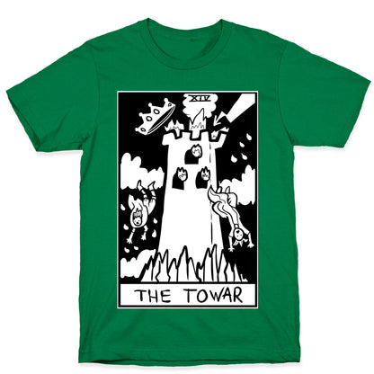 Badly Drawn Tarots: The Tower T-Shirt