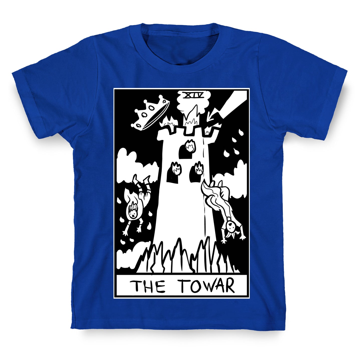 Badly Drawn Tarots: The Tower T-Shirt