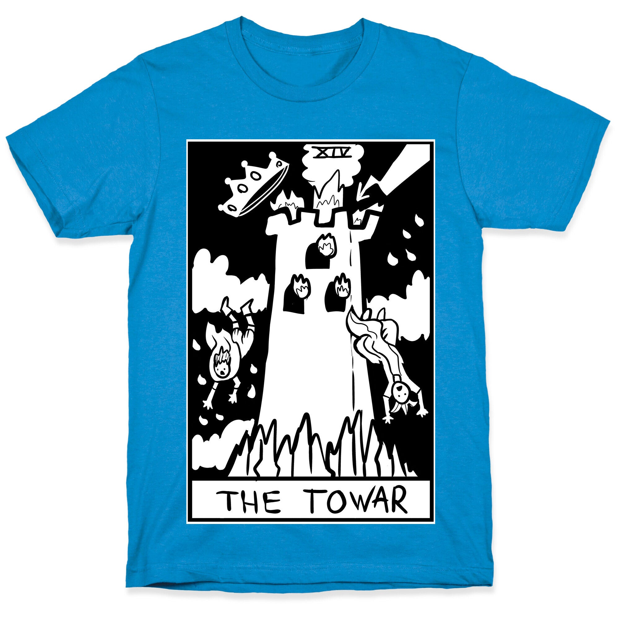 Badly Drawn Tarots: The Tower T-Shirt