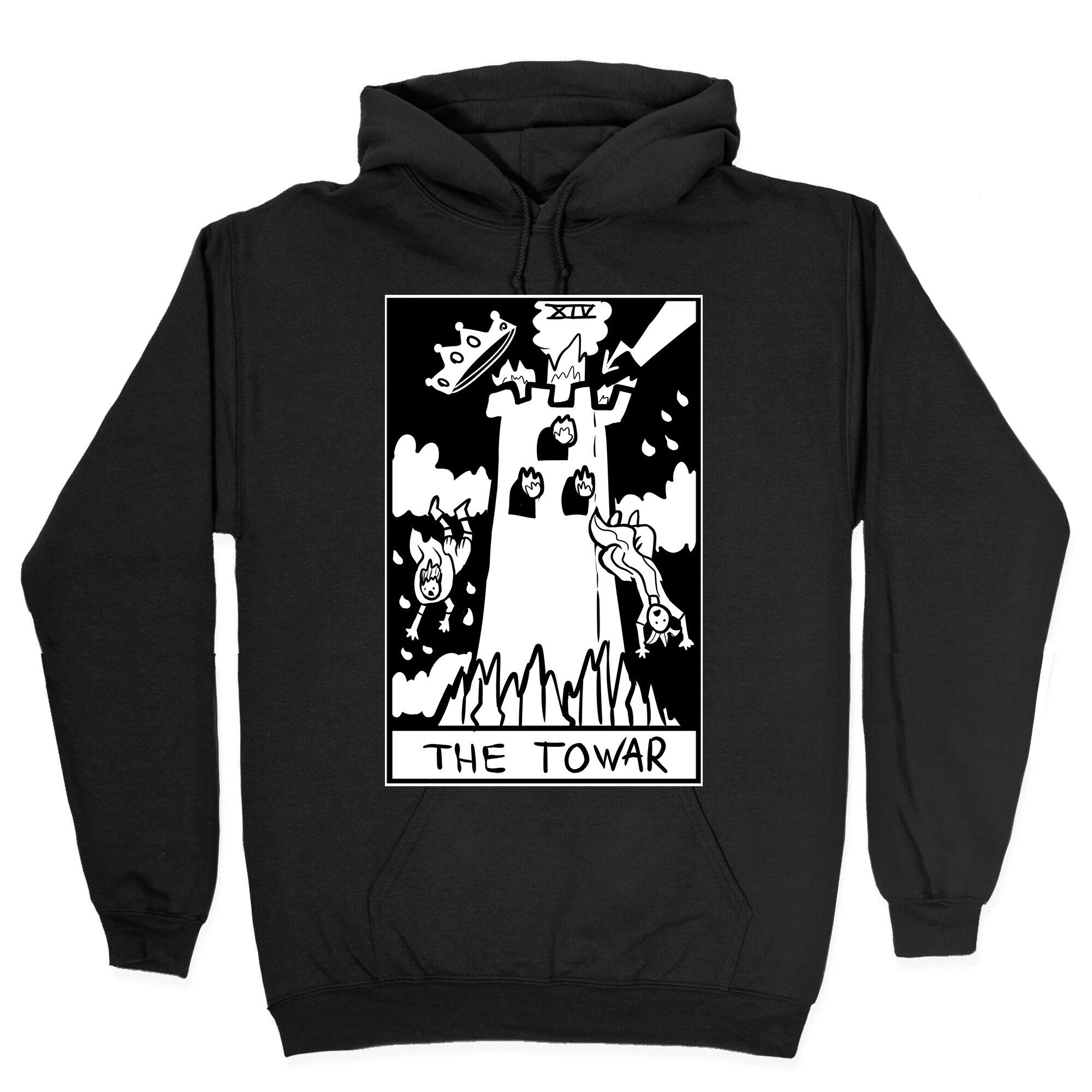Badly Drawn Tarots: The Tower Hoodie