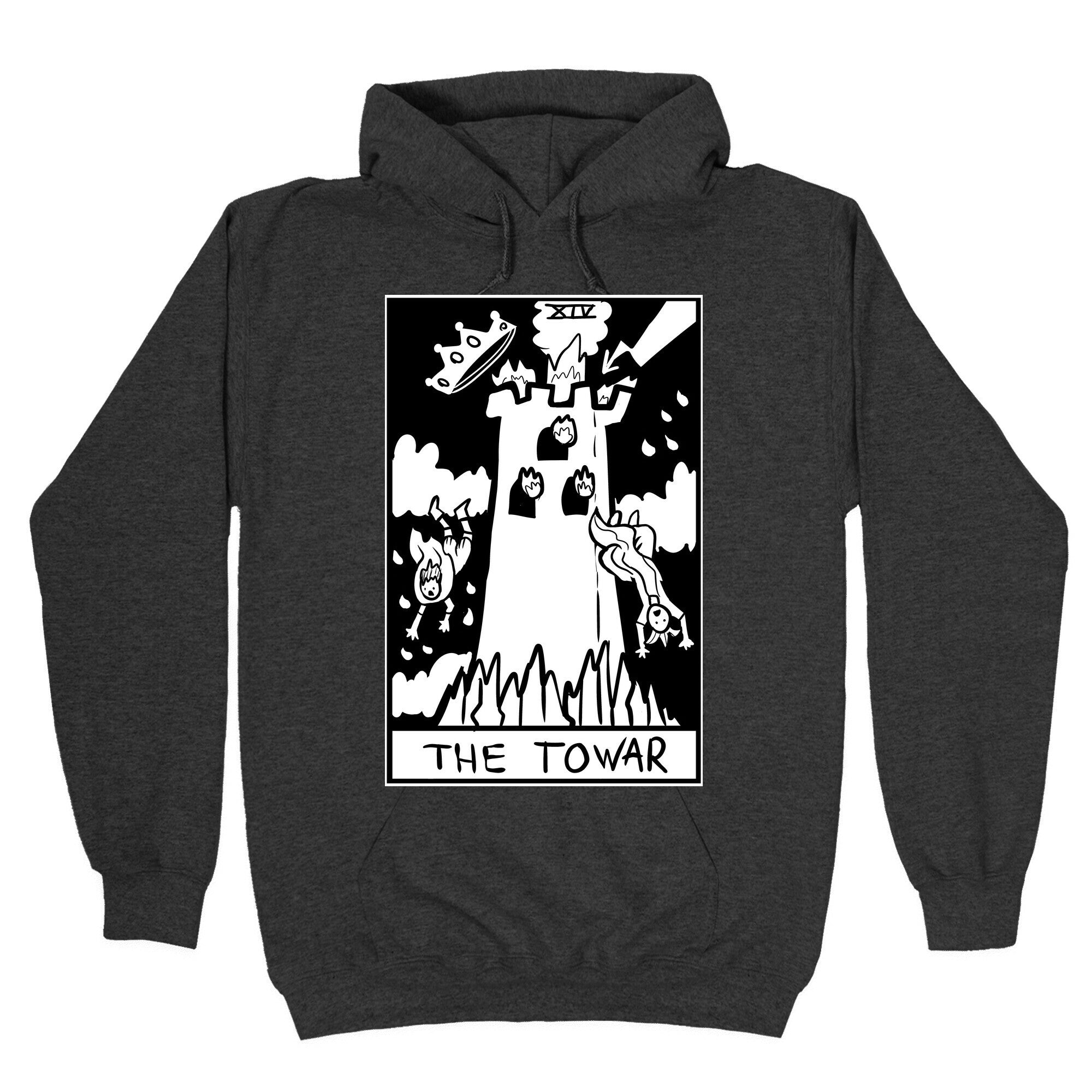Badly Drawn Tarots: The Tower Hoodie