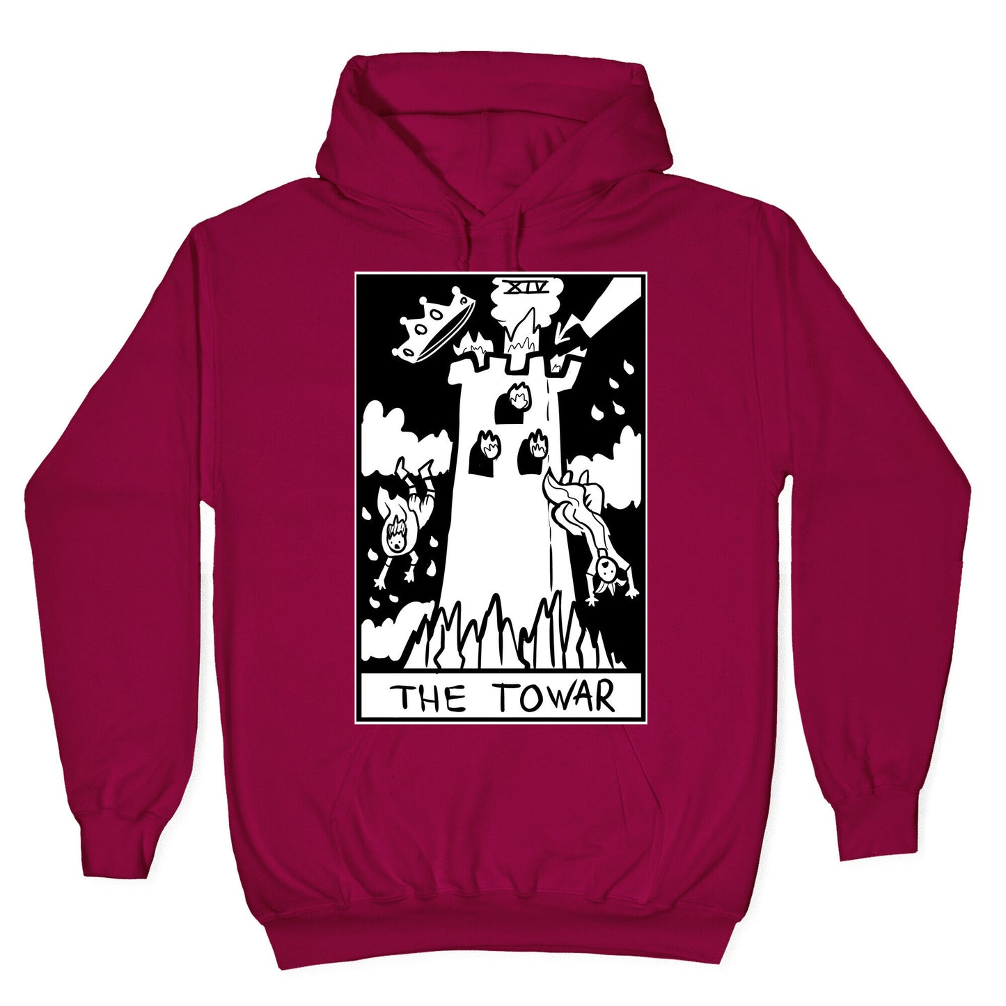 Badly Drawn Tarots: The Tower Hoodie