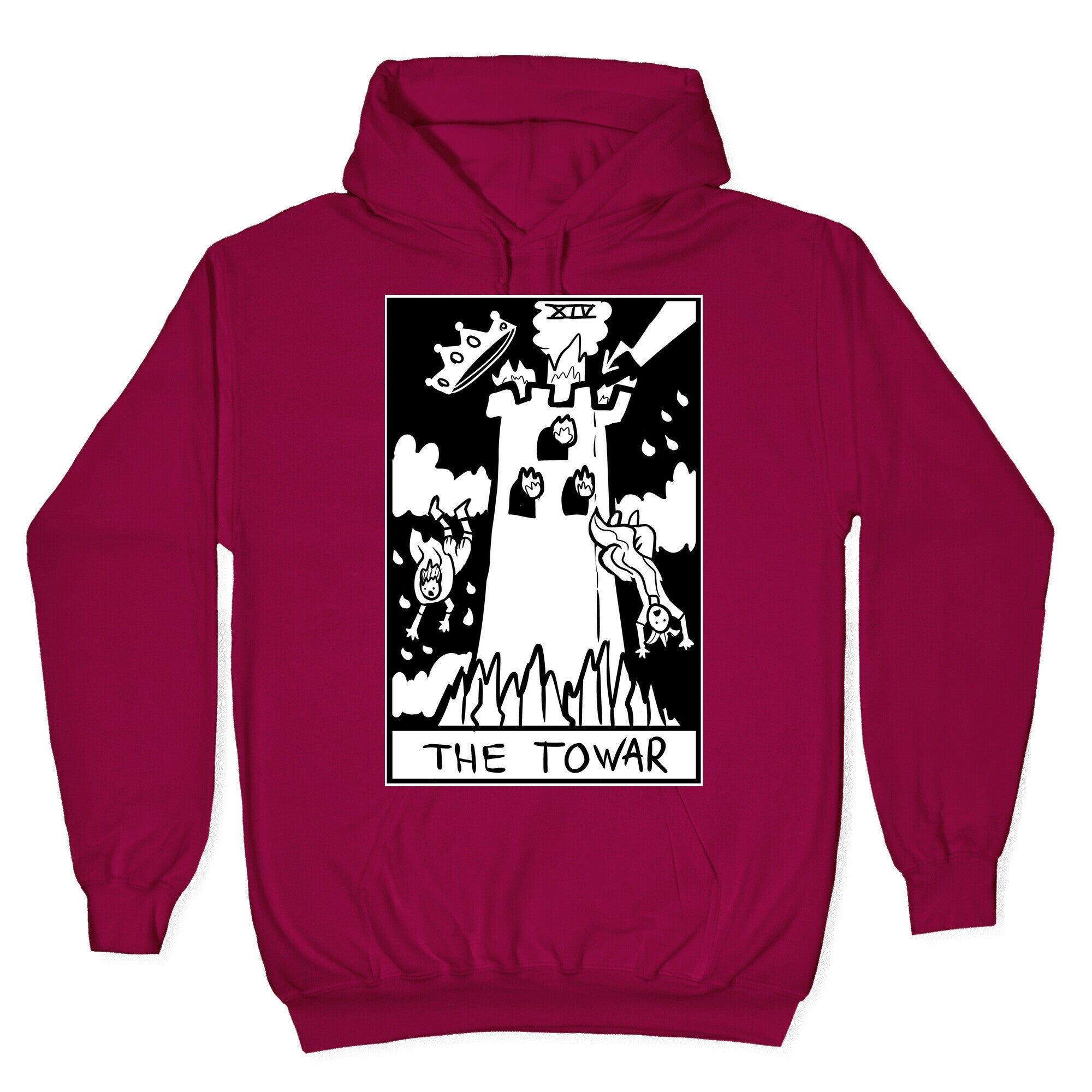 Badly Drawn Tarots: The Tower Hoodie