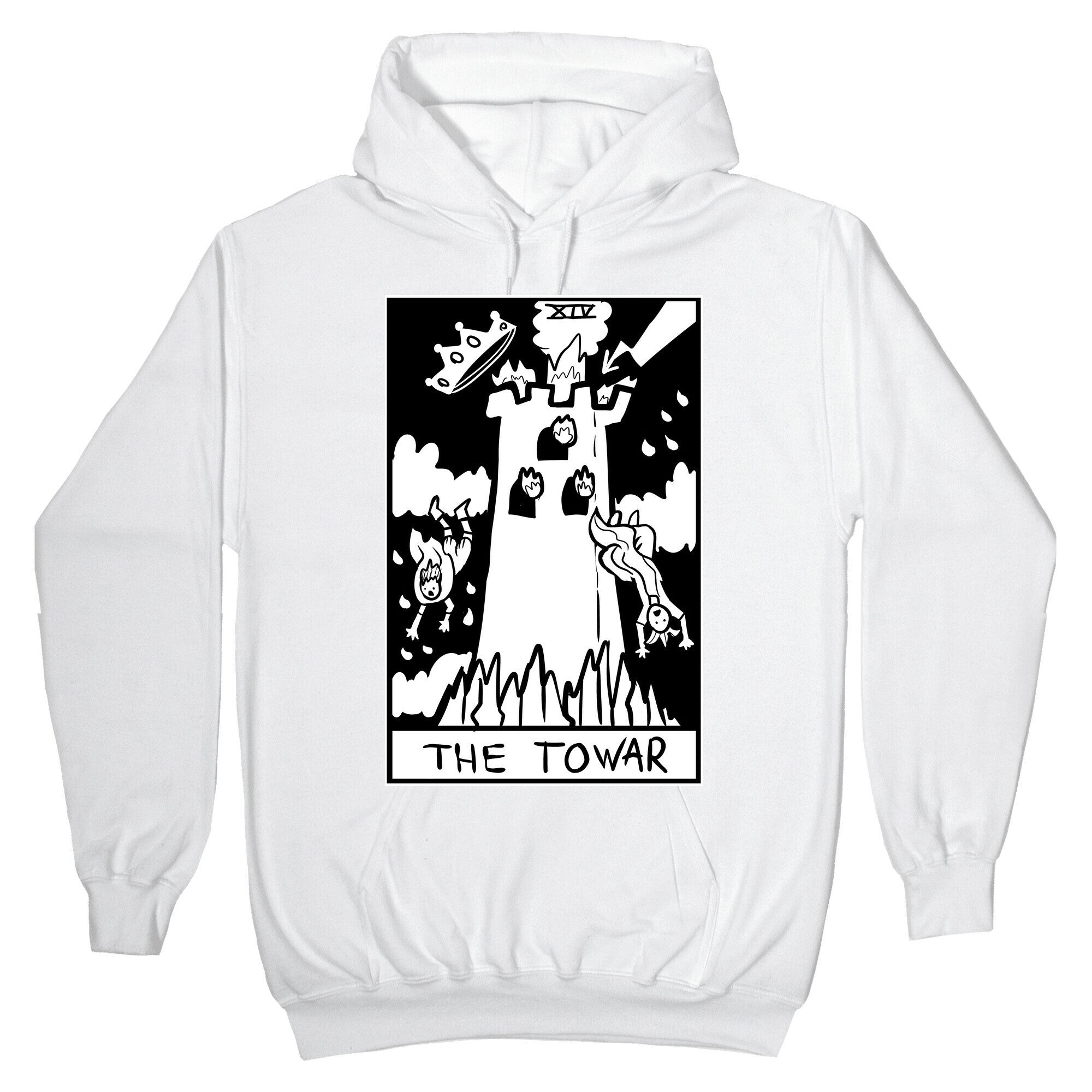 Badly Drawn Tarots: The Tower Hoodie