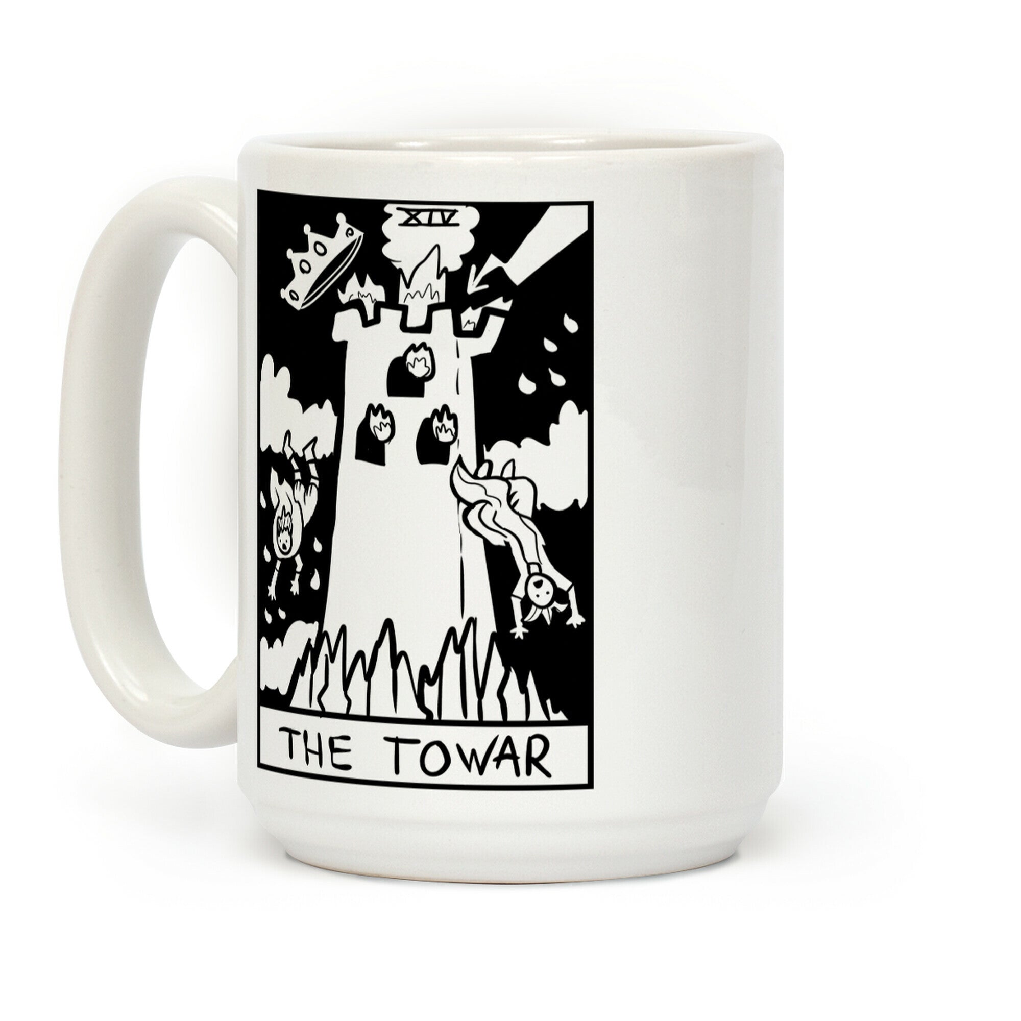 Badly Drawn Tarots: The Tower Coffee Mug