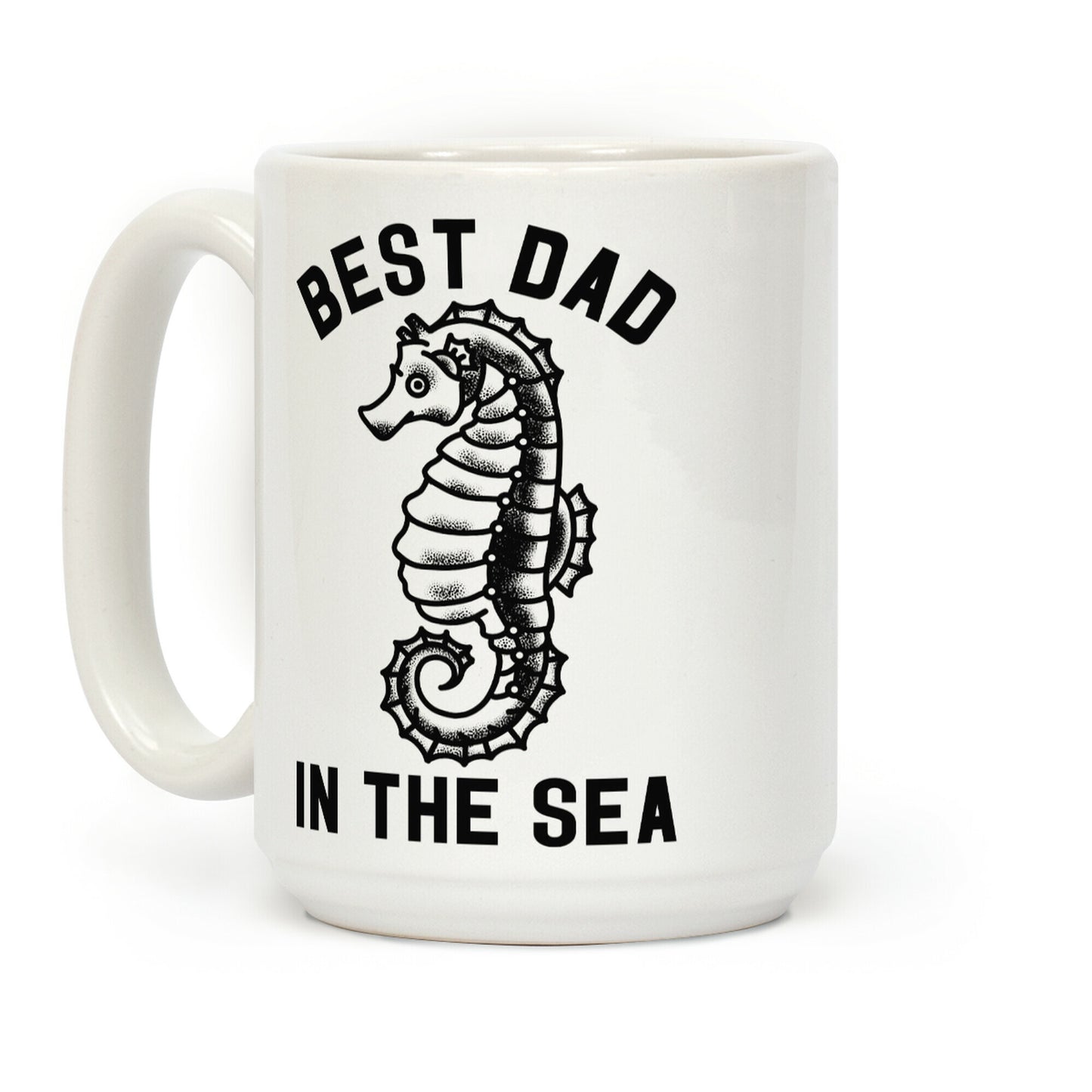 Best Dad In The Sea Seahorse Coffee Mug