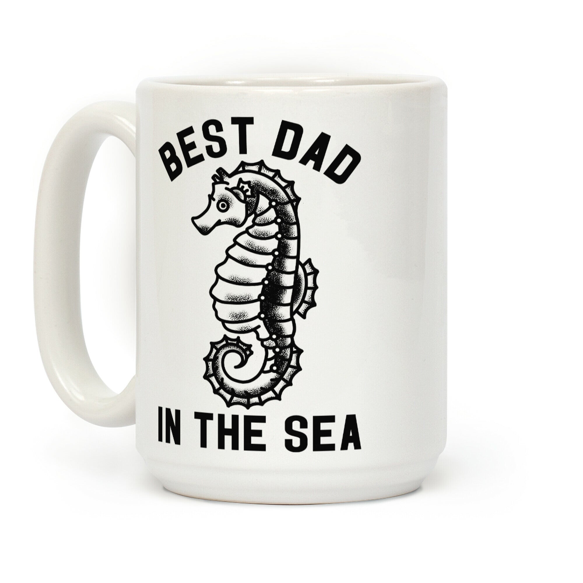 Best Dad In The Sea Seahorse Coffee Mug
