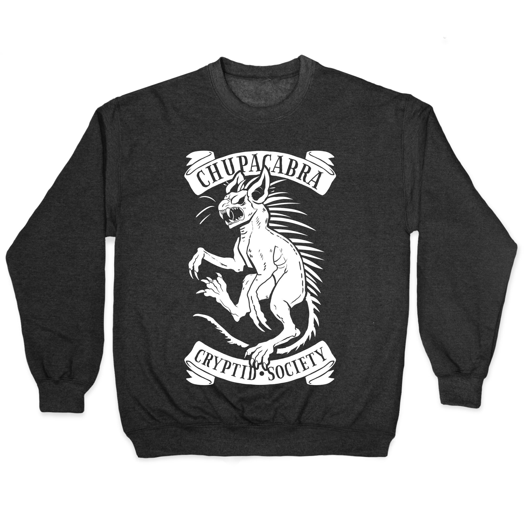 Chupacabra Cryptid Society Crewneck Sweatshirt
