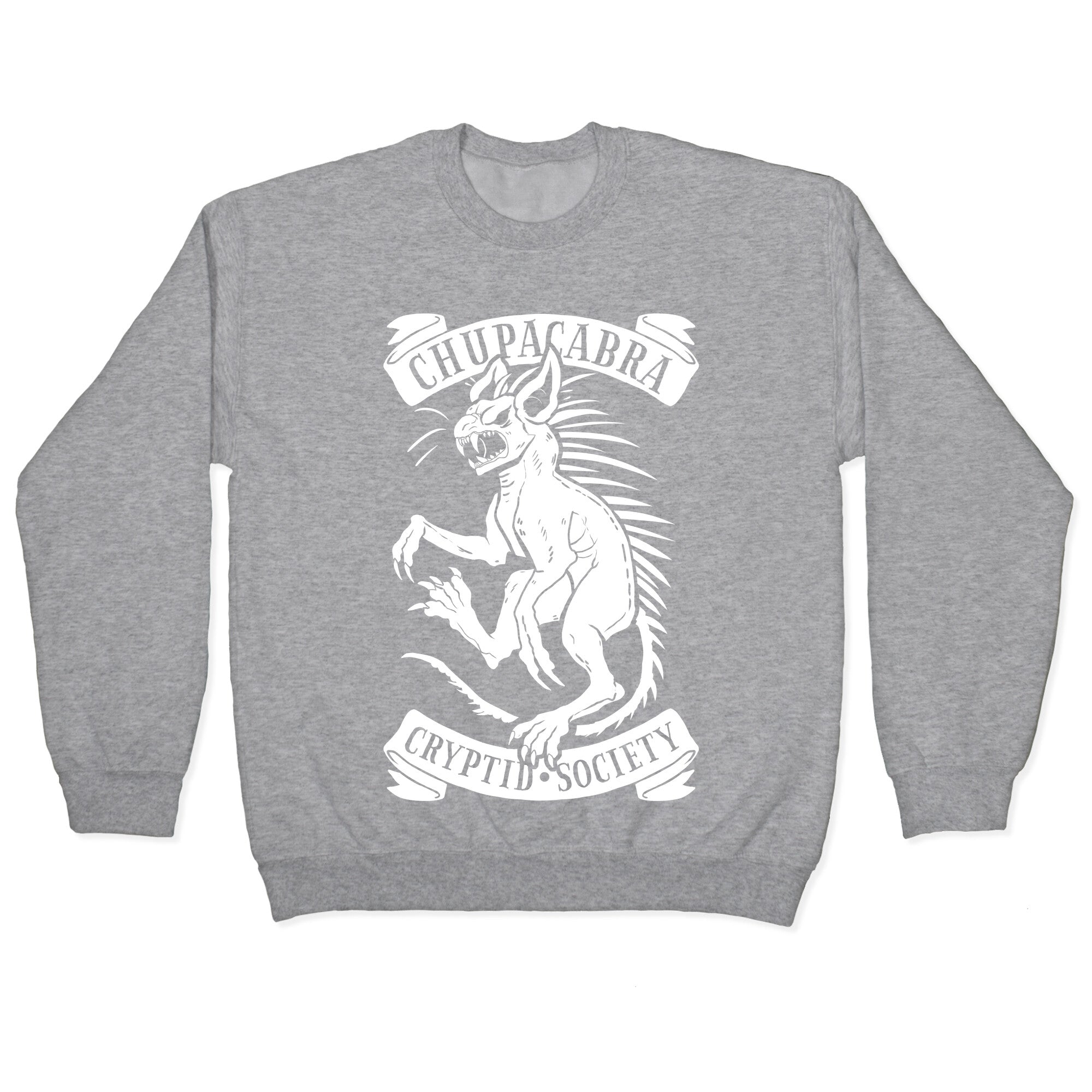 Chupacabra Cryptid Society Crewneck Sweatshirt