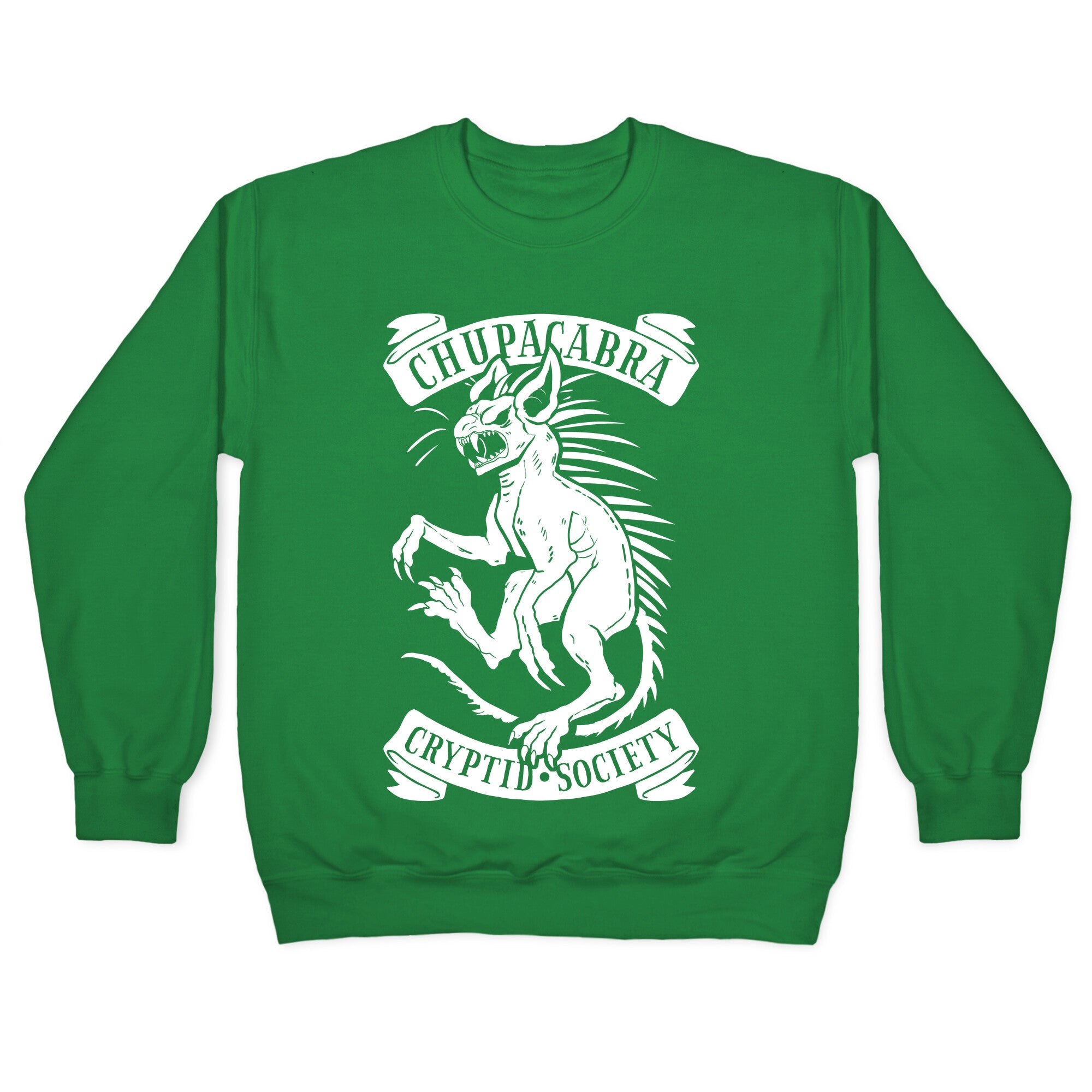 Chupacabra Cryptid Society Crewneck Sweatshirt