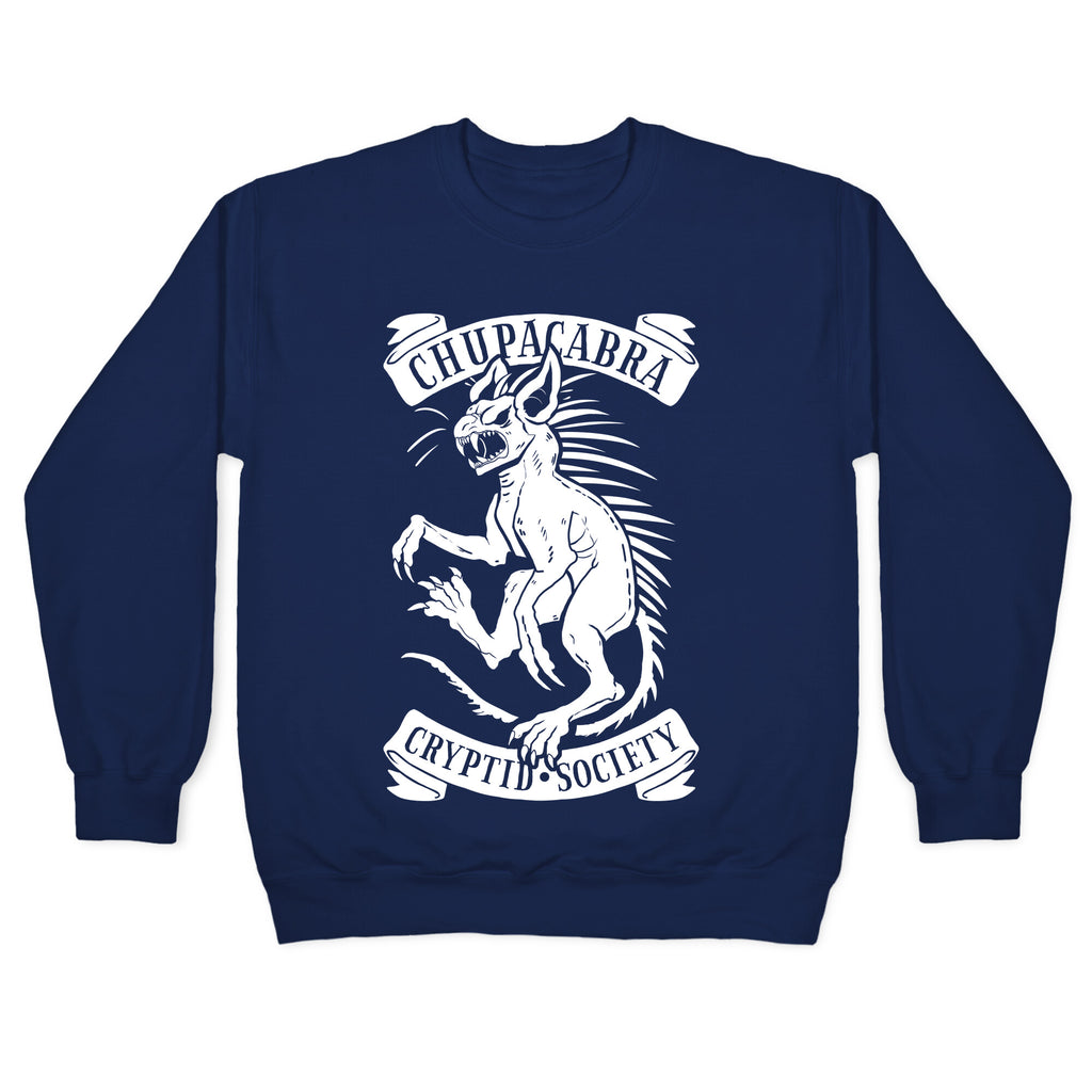 Chupacabra Cryptid Society Crewneck Sweatshirt