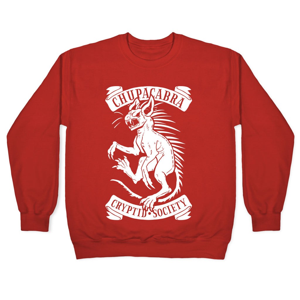 Chupacabra Cryptid Society Crewneck Sweatshirt