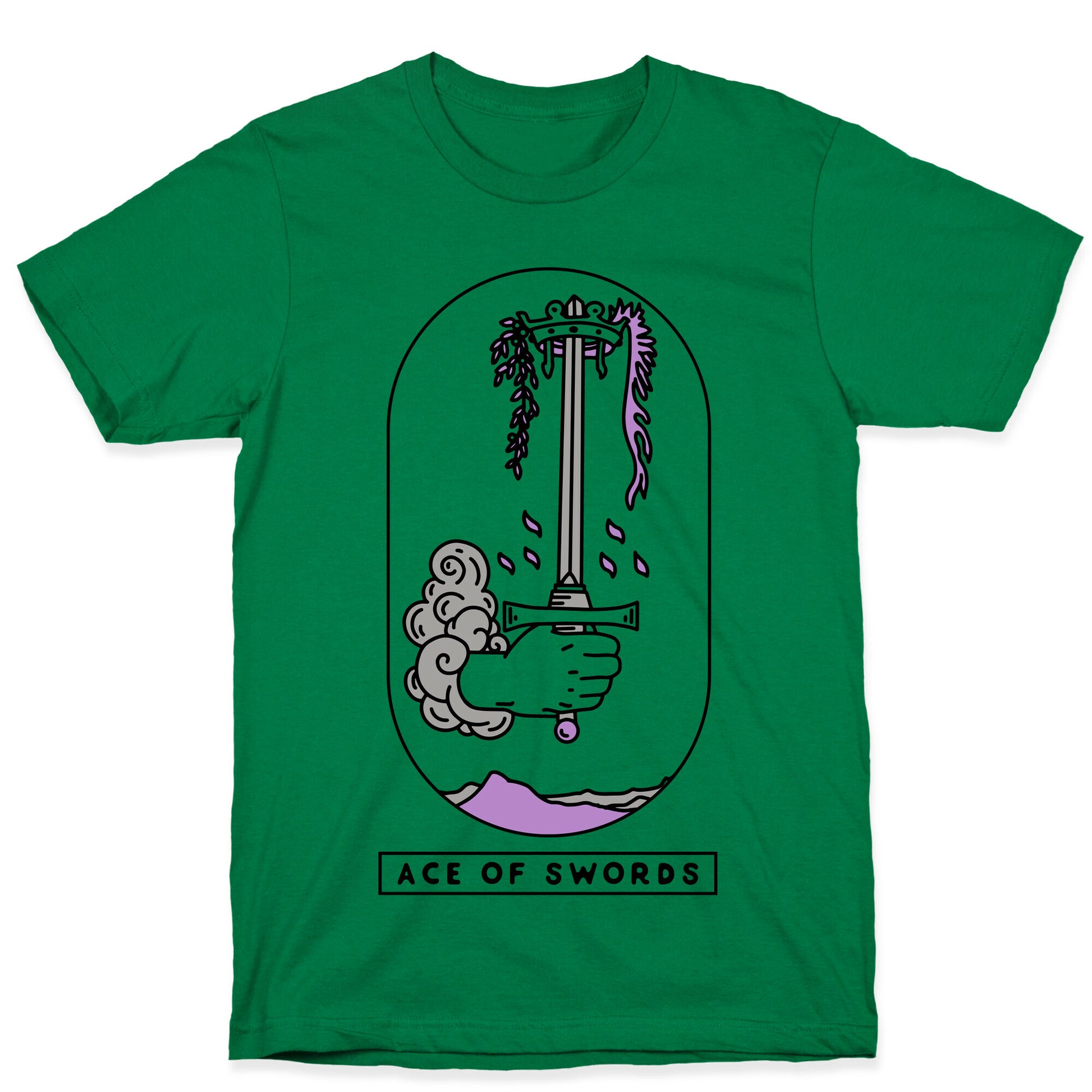 Ace of Swords Asexual Pride T-Shirt