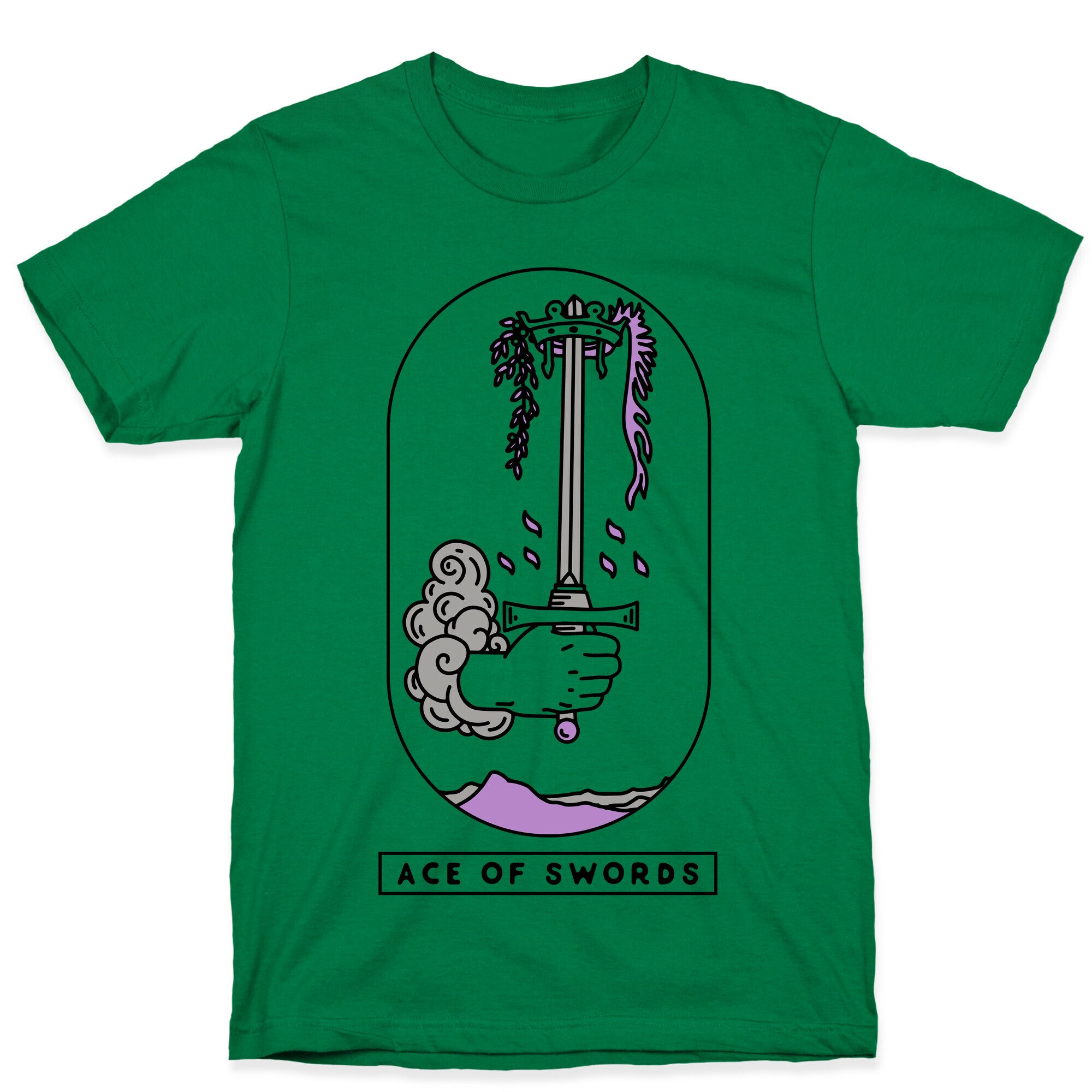 Ace of Swords Asexual Pride T-Shirt