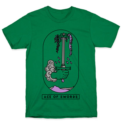 Ace of Swords Asexual Pride T-Shirt