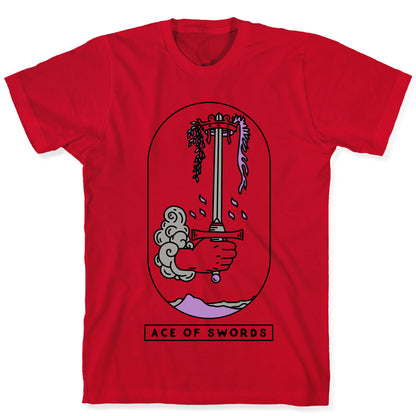 Ace of Swords Asexual Pride T-Shirt