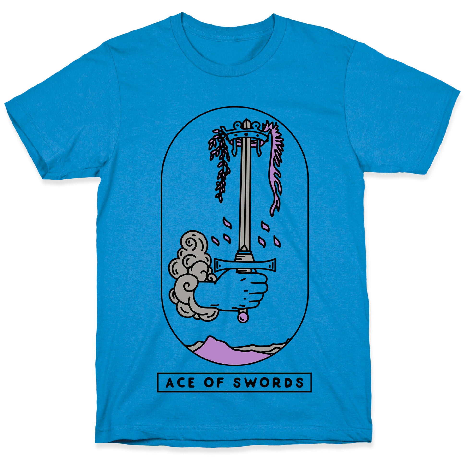 Ace of Swords Asexual Pride T-Shirt