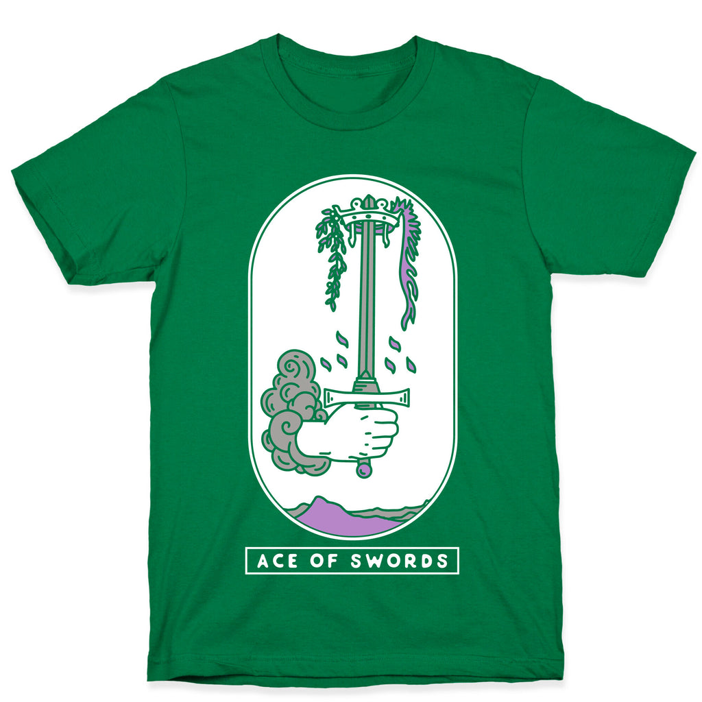 Ace of Swords Asexual Pride T-Shirt