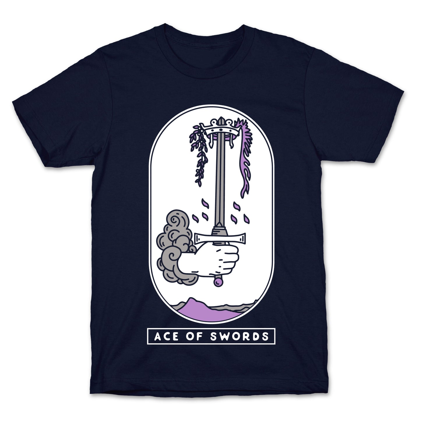 Ace of Swords Asexual Pride T-Shirt