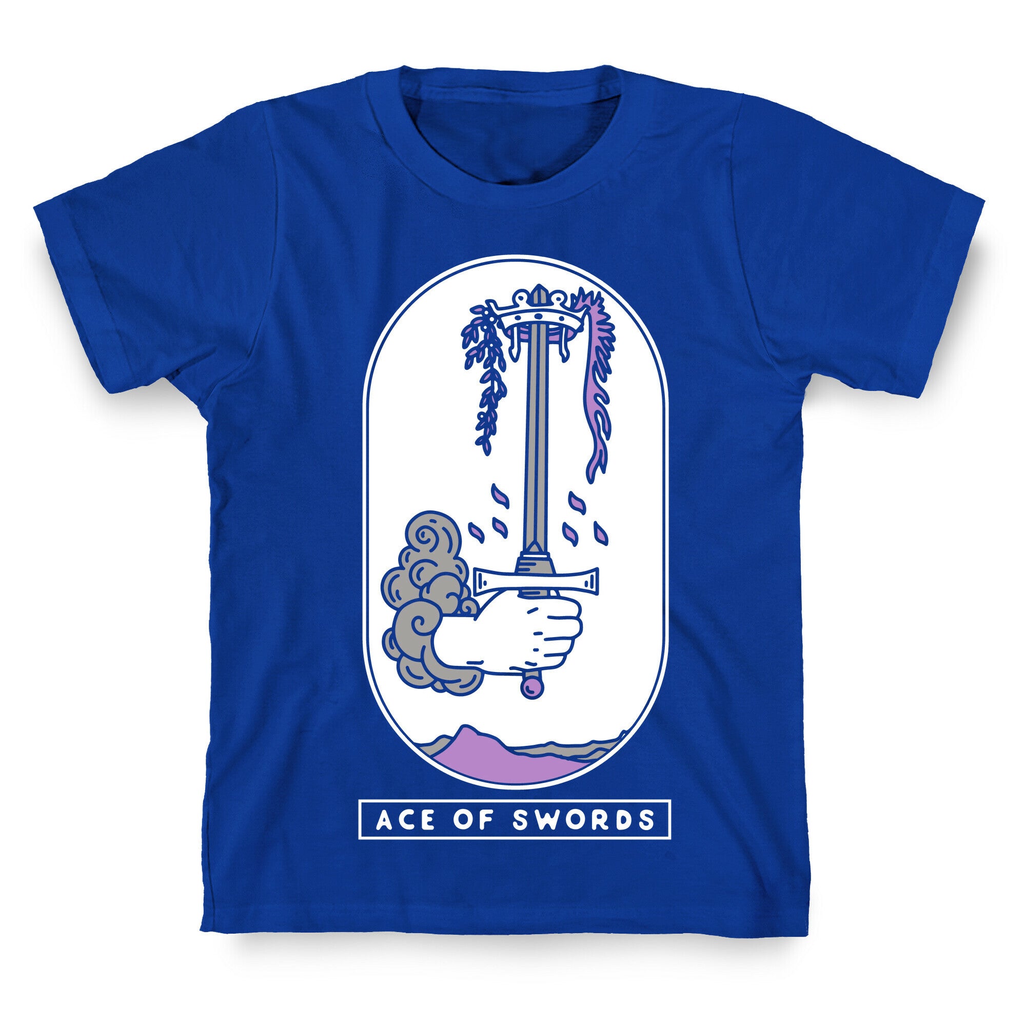 Ace of Swords Asexual Pride T-Shirt