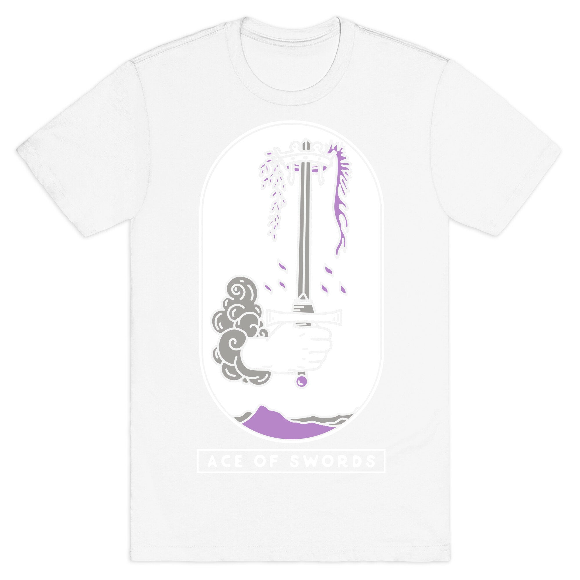 Ace of Swords Asexual Pride T-Shirt
