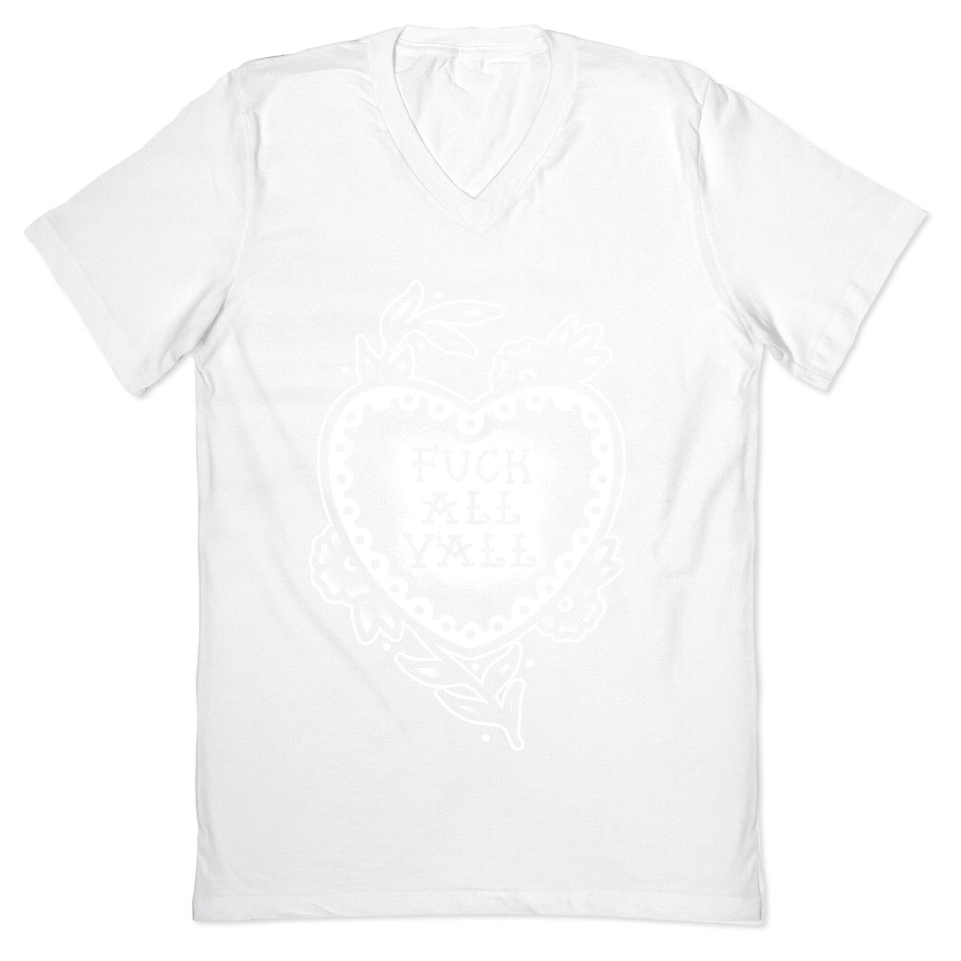 Fuck All Y'all Old School Tattoo V-Neck