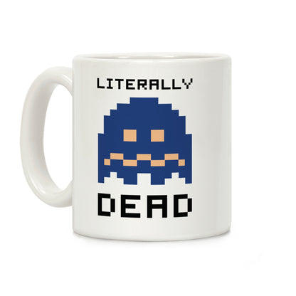 Literally Dead Pixel Ghost Coffee Mug