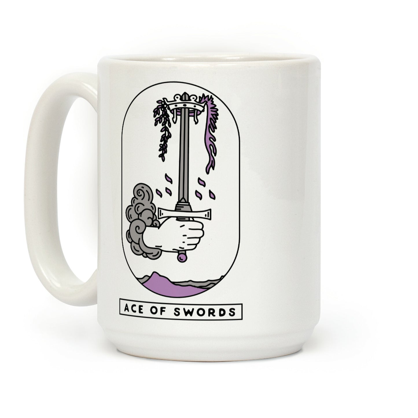 Ace of Swords Asexual Pride Coffee Mug